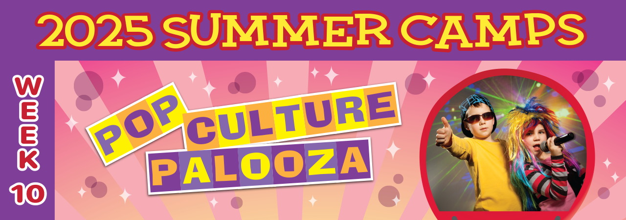 Summer camps 2025 pop culture carousel 1280x450