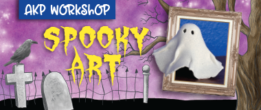Akp workshop spooky art calendar 380x160